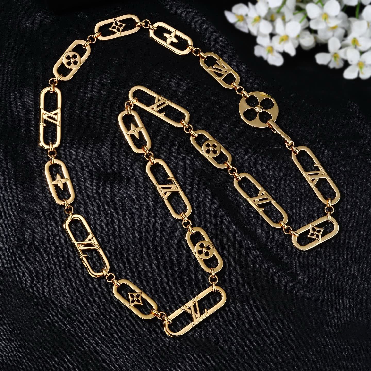 Louis Vuitton Gold Chain Belt